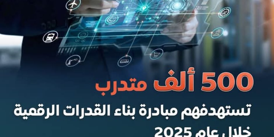 100 ألف متدرب من خلال مراكز «كريتيڤا».. و500 ألف تستهدف مبادرة «بناة مصر الرقمية» خلال 2025