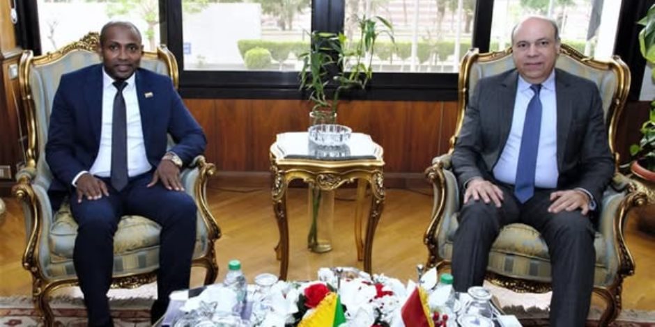 الحفنى يلتقي وزير الخارجية والتعاون الدولي لجزر القمر لبحث سبل التعاون المشترك في مجالات الطيران المدني الحفنى يلتقي وزير الخارجية والتعاون الدولي لجزر القمر لبحث سبل التعاون المشترك في مجالات الطيران المدني