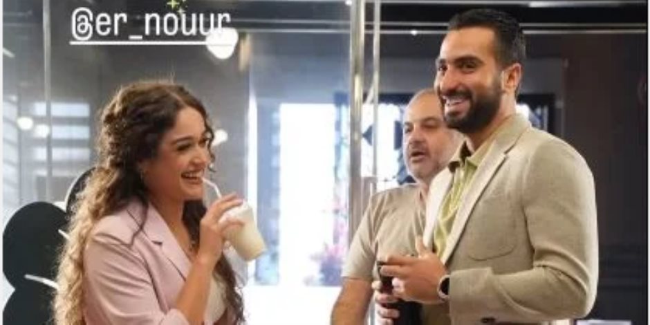 نور إيهاب ومحمد الشرنوبى من كواليس فيلم "الساعة 7" نور إيهاب ومحمد الشرنوبى من كواليس فيلم "الساعة 7"