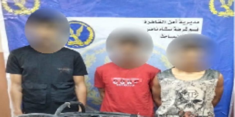 ضبط 3 أشخاص سرقوا كابلات كهربائية خاصة بإنارة الطريق العام في القاهرة ضبط 3 أشخاص سرقوا كابلات كهربائية خاصة بإنارة الطريق العام في القاهرة