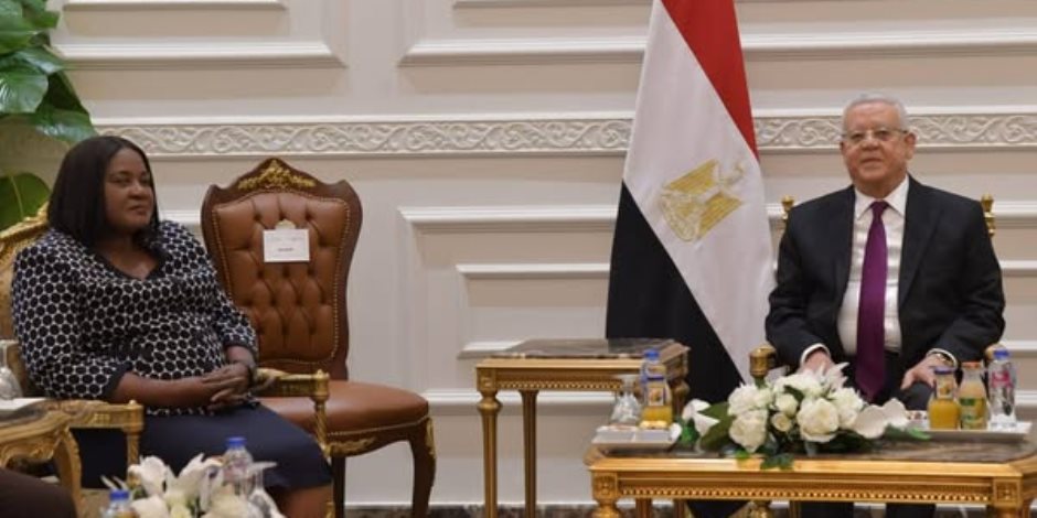 رئيس مجلس النواب يستقبل النائبة الأولى لرئيس الجمعية الوطنية في زامبيا رئيس مجلس النواب يستقبل النائبة الأولى لرئيس الجمعية الوطنية في زامبيا