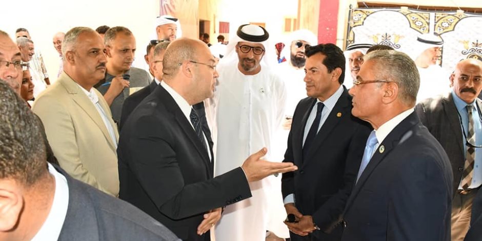وزير الشباب والرياضة ومسؤولي زايد العليا لذوي الهمم يشهدون انطلاق قافلة "زايد الخير" وتوقيع بروتوكول تعاون وزير الشباب والرياضة ومسؤولي زايد العليا لذوي الهمم يشهدون انطلاق قافلة "زايد الخير" وتوقيع بروتوكول تعاون