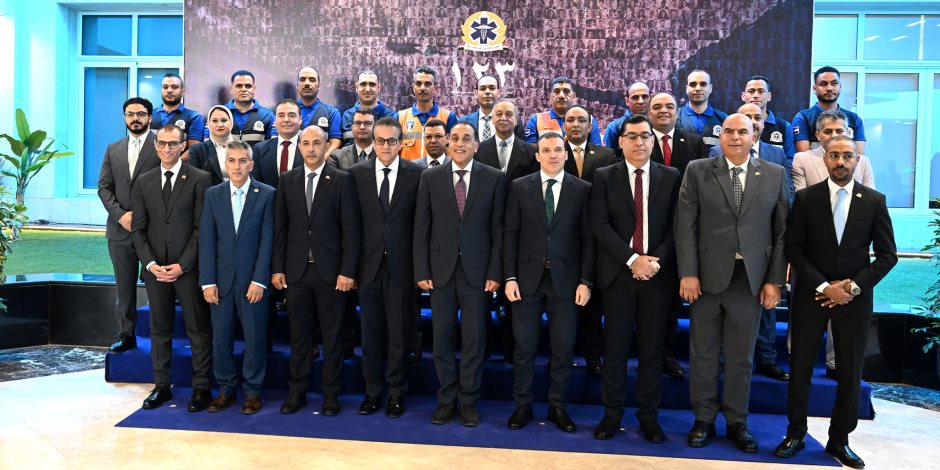 رئيس الوزراء يشارك في فعاليات الاحتفال بمرور 123 عامًا على إطلاق خدمة الإسعاف في مصر رئيس الوزراء يشارك في فعاليات الاحتفال بمرور 123 عامًا على إطلاق خدمة الإسعاف في مصر