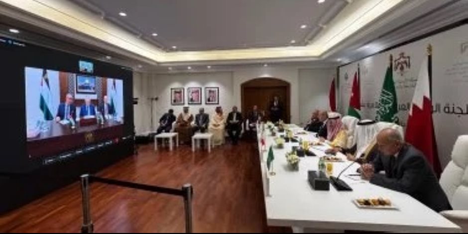 وزير الخارجية يشارك فى اجتماع اللجنة الوزارية العربية الإسلامية مع ملك الأردن