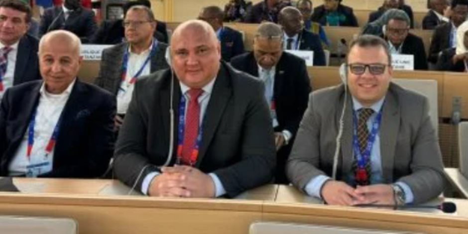 تضامنا مع فلسطين.. انسحاب الوفد النقابي المصرى من مؤتمر العمل الدولى أثناء كلمة مندوب إسرائيل تضامنا مع فلسطين.. انسحاب الوفد النقابي المصرى من مؤتمر العمل الدولى أثناء كلمة مندوب إسرائيل