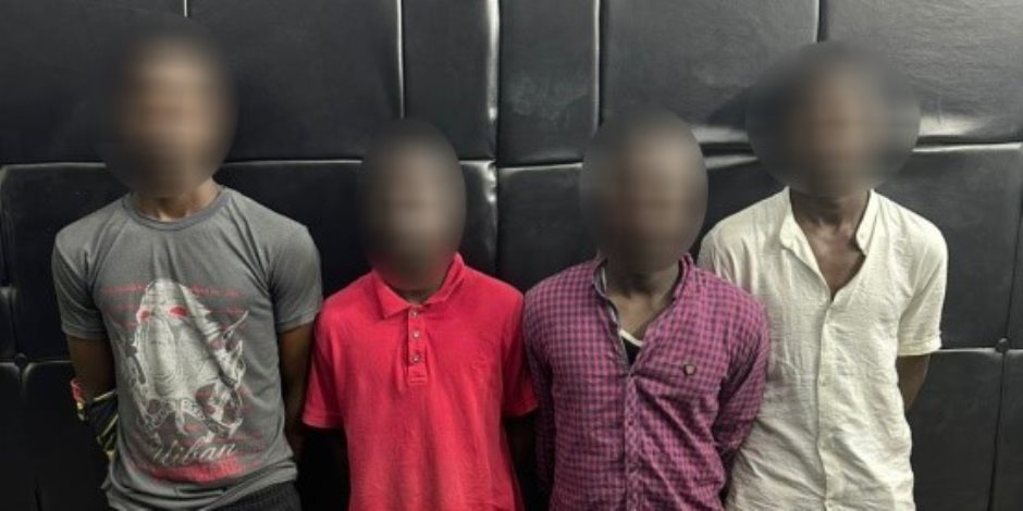 ضبط 4 يحملون جنسية إحدى الدول متهمين بالإتجار فى المواد المخدرة بالقاهرة ضبط 4 يحملون جنسية إحدى الدول متهمين بالإتجار فى المواد المخدرة بالقاهرة