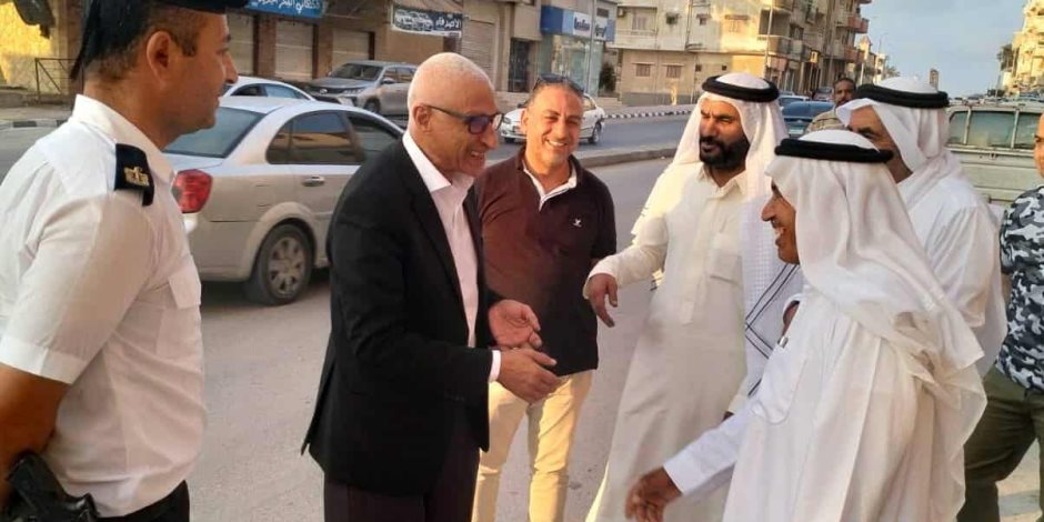 محافظ شمال سيناء يواصل التهنئة بعيد الأضحى لأهالي قرى مركز ومدينة بئر العبد (صور) محافظ شمال سيناء يواصل التهنئة بعيد الأضحى لأهالي قرى مركز ومدينة بئر العبد (صور)