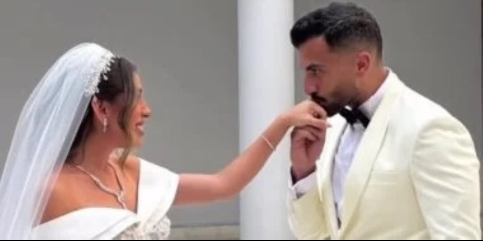 الصور الأولى من زفاف منة عدلى القيعى ويوسف حشيش