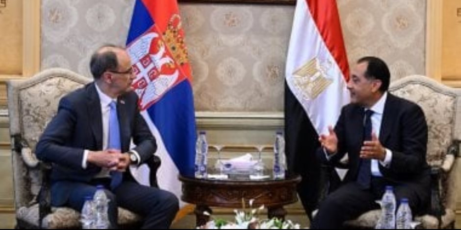 رئيس الوزراء يستقبل رئيس وزراء صربيا بمطار القاهرة الدولي رئيس الوزراء يستقبل رئيس وزراء صربيا بمطار القاهرة الدولي