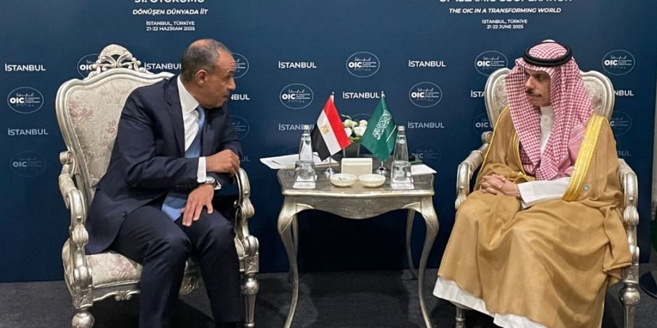 وزير الخارجية ونظيره السعودي يبحثان عقد منتدى الاستثمار وتدشين مجلس التنسيق الأعلى وزير الخارجية ونظيره السعودي يبحثان عقد منتدى الاستثمار وتدشين مجلس التنسيق الأعلى
