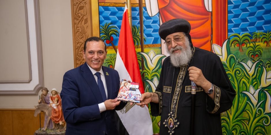 شيخ الأزهر والبابا تواضروس الثاني يستقبلان رئيس شركة تنمية الريف المصرى الجديد شيخ الأزهر والبابا تواضروس الثاني يستقبلان رئيس شركة تنمية الريف المصرى الجديد