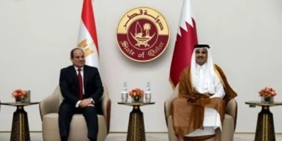 الرئيس السيسى يشيد بكفاءة الدفاع الجوي القطرى فى التصدى للهجوم الإيرانى الرئيس السيسى يشيد بكفاءة الدفاع الجوي القطرى فى التصدى للهجوم الإيرانى