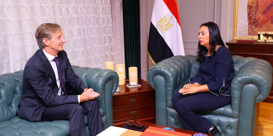 وزيرة التضامن الاجتماعي تلتقي الممثل المقيم لبرنامج الأمم المتحدة الإنمائي في مصر