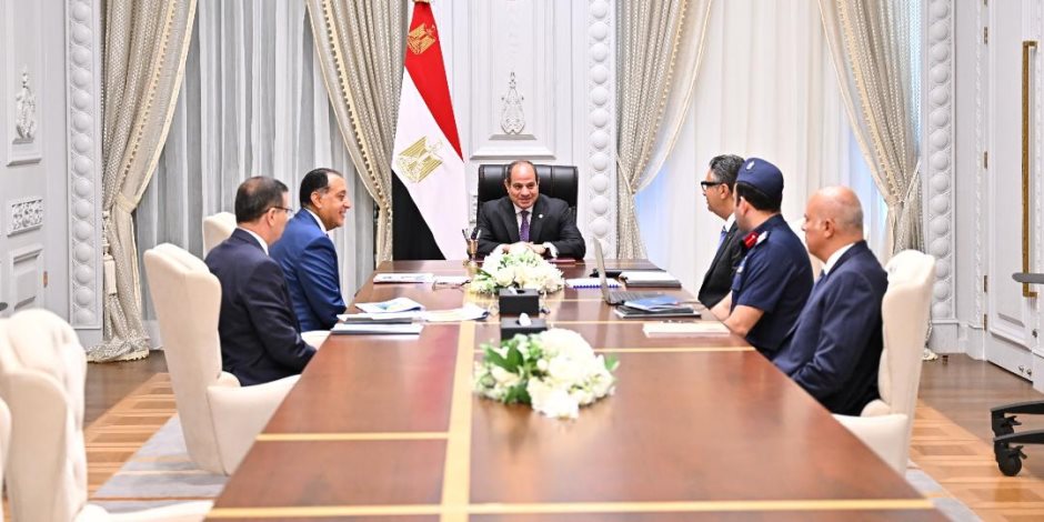 الرئيس السيسي يوجه بتعزيز الإنتاج المحلي وتحسين سلالات اللحوم والألبان الرئيس السيسي يوجه بتعزيز الإنتاج المحلي وتحسين سلالات اللحوم والألبان