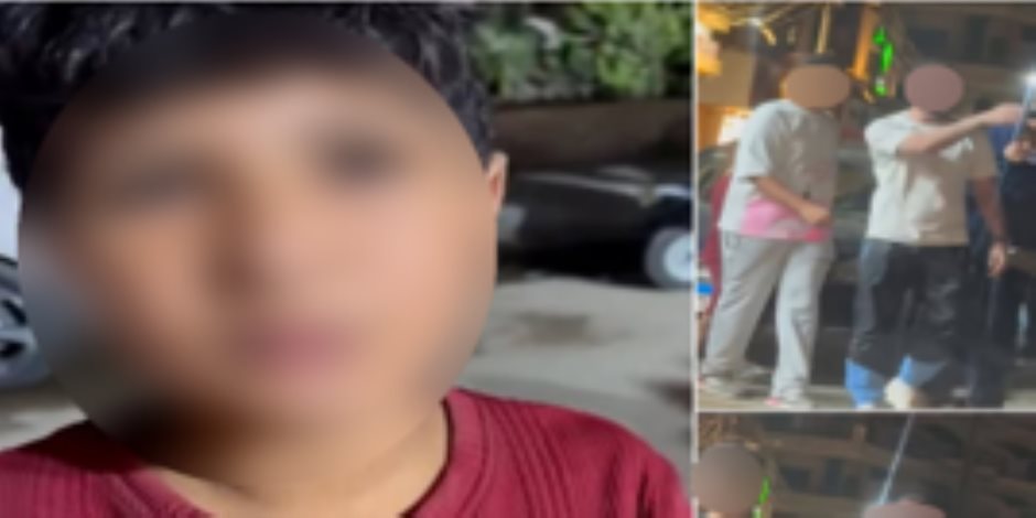 ضبط قائد سيارة تعدى بالضرب على طفل بائع حلوى بالغربية (فيديو)