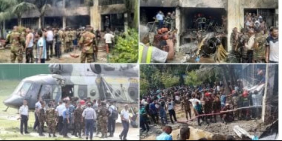 حدث في بنجلاديش .. سقوط 16 قتيلا جراء تحطم طائرة عسكرية سقطت بحرم مدرسة وكلية مايلستون 