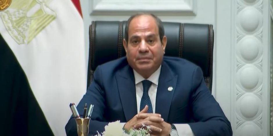الرئيس السيسي: حرصنا على المشاركة الإيجابية في حرب غزة من خلال 3 نقاط