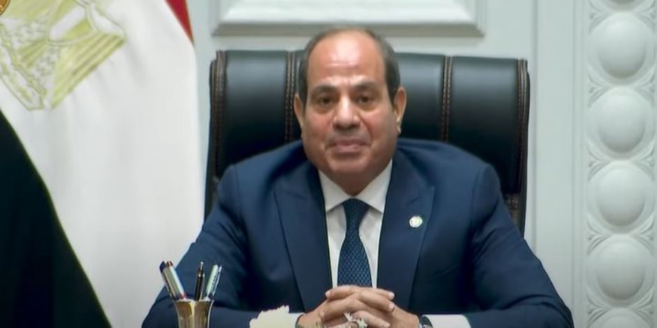 الرئيس السيسي: موقف مصر واضح فيما يخص وقف حرب غزة ودعم حل الدولتين
