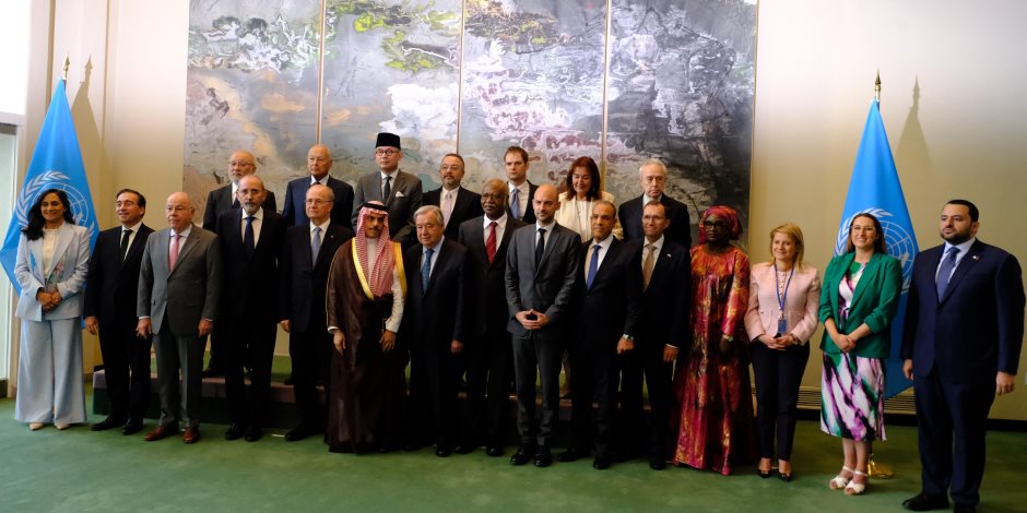 وزير الخارجية والهجرة يشارك في المؤتمر الدولي رفيع المستوى للتسوية السلمية لقضية فلسطين وتنفيذ حل الدولتين