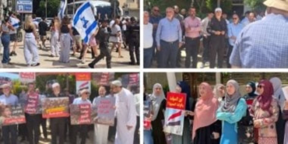مسرحية بطلها الإخوان .. الجماعة الإرهابية تهتف ضد مصر  تحت حماية إسرائيل