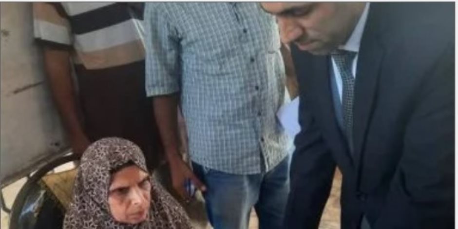 رئيس لجنة انتخابية بالشرقية يخرج لمساعدة مسنة تحدت مرضها للإدلاء بصوتها