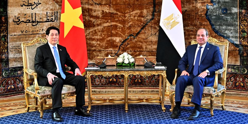 ننشر نص كلمة الرئيس السيسي خلال المؤتمر الصحفي مع نظيره رئيس جمهورية فيتنام ننشر نص كلمة الرئيس السيسي خلال المؤتمر الصحفي مع نظيره رئيس جمهورية فيتنام