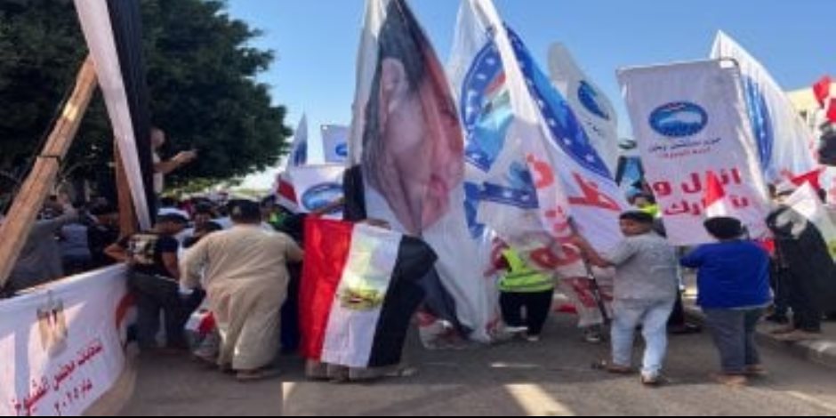 مسيرة للناخبين تصل لجان انتخابات الشيوخ بمنشأة القناطر مسيرة للناخبين تصل لجان انتخابات الشيوخ بمنشأة القناطر