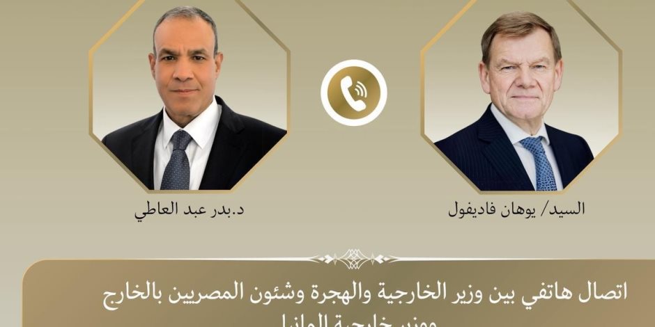 وزير الخارجية يبحث مع نظيره الألماني خطورة توسيع العمليات الإسرائيلية في غزة