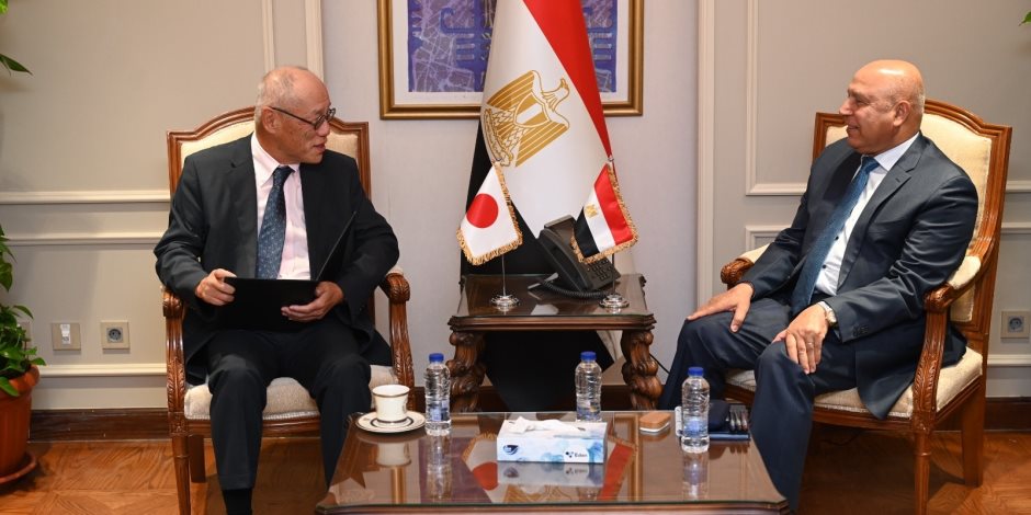 وزير الصناعة والنقل يستقبل السفير الياباني بالقاهرة لمتابعة الموقف التنفيذي للمشروعات المشتركة