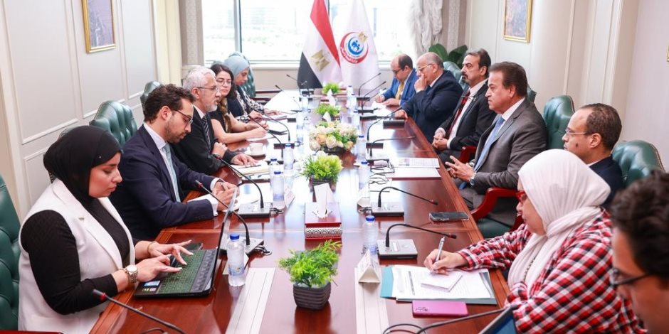 وزير الصحة يستقبل مستشار رئيسكولومبيا لتعزيز التعاون فى تقديم المساعدات لغزة