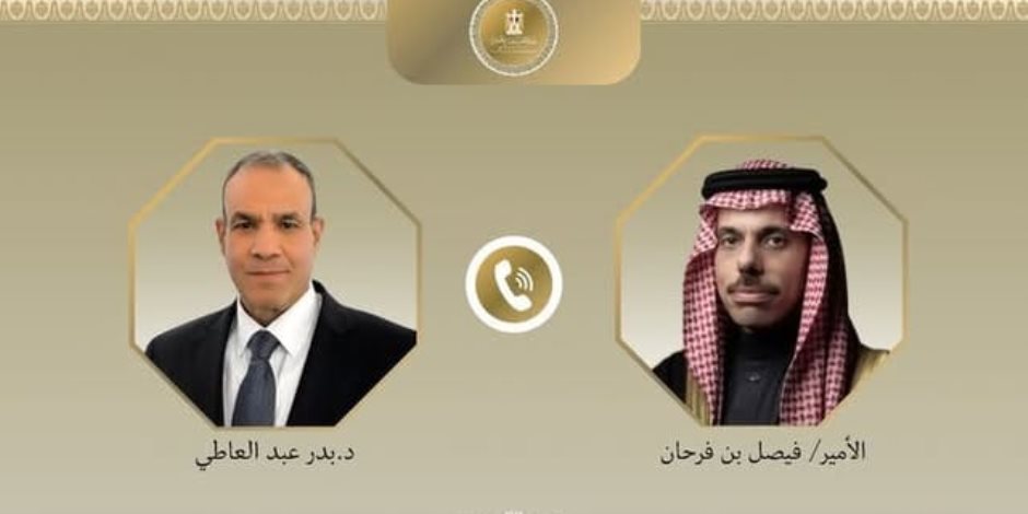 اتصال هاتفي بين وزير الخارجية ونظيره السعودي لبحث الأوضاع فى غزة
