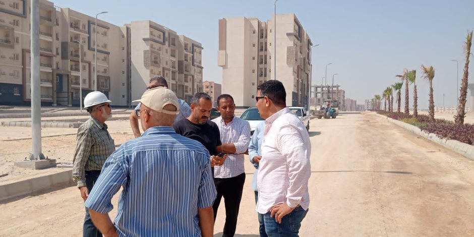 تقدم في تنفيذ وحدات المبادرة الرئاسية"سكن لكل المصريين" و"ديارنا" بمدينة بنى سويف الجديدة