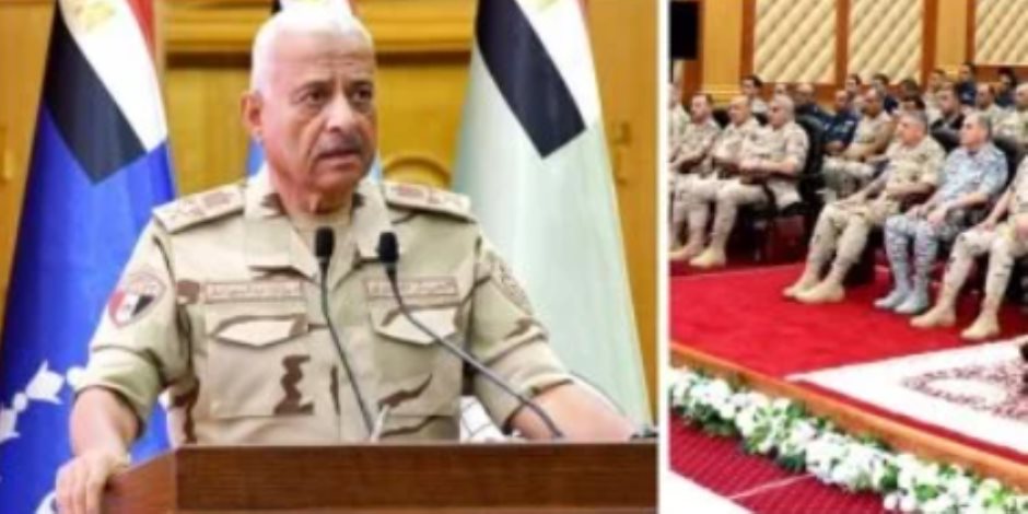 وزير الدفاع يلتقى بعدد من مقاتلى المنطقة الشمالية العسكرية
