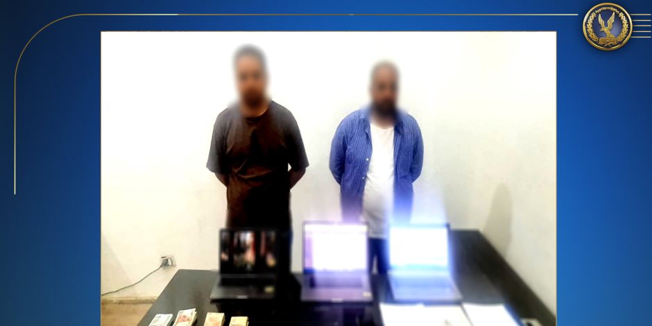 مباحث المصنفات تضبط شخصان فى الجيزة يديران 705 موقع إلكترونى وسيرفر بدون ترخيص