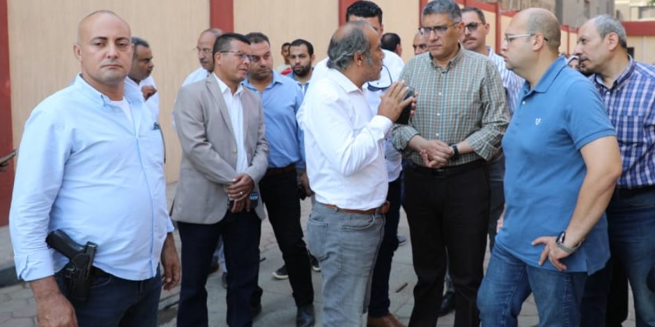 محافظ الجيزة يتفقد محطة رفع الصرف الصحي الرئيسية بمنيل شيحة بأبو النمرس محافظ الجيزة يتفقد محطة رفع الصرف الصحي الرئيسية بمنيل شيحة بأبو النمرس