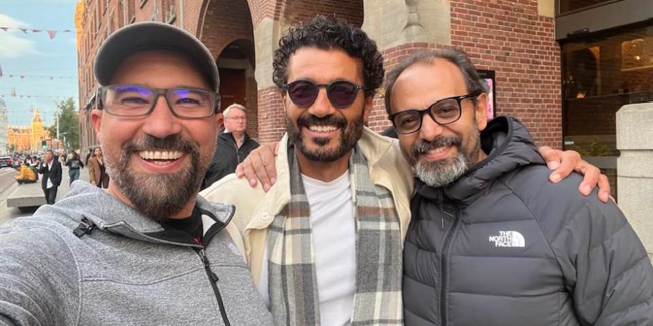 خالد النبوى يحتفل بعيد ميلاده فى هولندا مع تامر مرتضى وأحمد حافظ خالد النبوى يحتفل بعيد ميلاده فى هولندا مع تامر مرتضى وأحمد حافظ