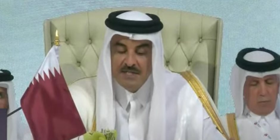 أمير قطر: العدوان الإسرائيلى سافر وغادر وجبان واستهدف جهودنا للوساطة