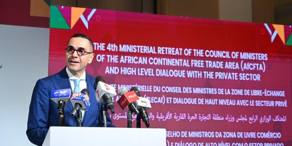 مصر تترأس الخلوة الوزارية الرابعة لوزراء التجارة الأفارقة بالقاهرة لتعزيز التكامل الاقتصادي الإفريقي مصر تترأس الخلوة الوزارية الرابعة لوزراء التجارة الأفارقة بالقاهرة لتعزيز التكامل الاقتصادي الإفريقي