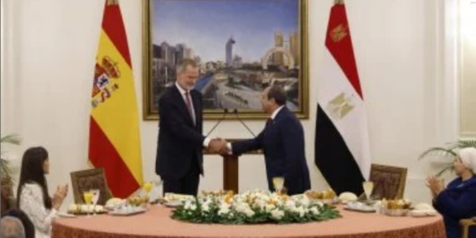 ننشر نص كلمة الرئيس عبدالفتاح السيسي للترحيب بجلالة ملك وملكة إسبانيا