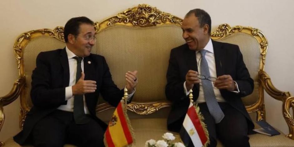 وزير الخارجية يلتقى مع نظيره الإسباني وزير الخارجية يلتقى مع نظيره الإسباني