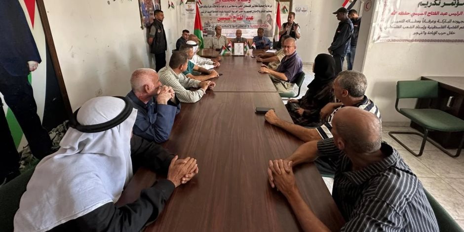 جمعية مخاتير فلسطين تشكر الرئيس السيسي على دعم حقوق الفلسطينيين