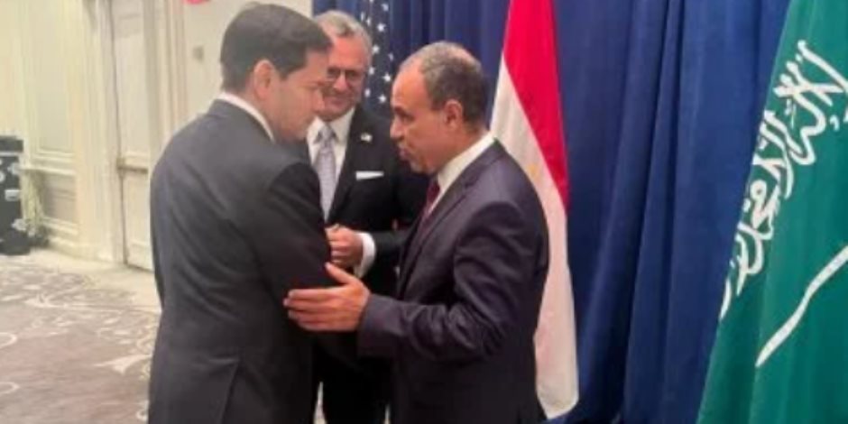 وزير الخارجية يؤكد للجانب الأمريكى ضرورة منع محاولات تهجير الفلسطينيين