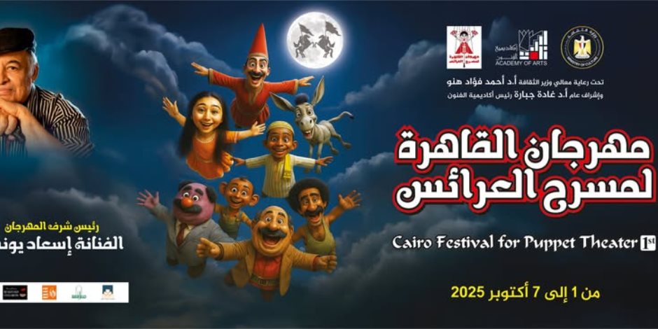 جدول العروض والندوات .. الأول من أكتوبر المقبل الافتتاح الرسمي لمهرجان القاهرة لمسرح العرائس في دورته الأولى