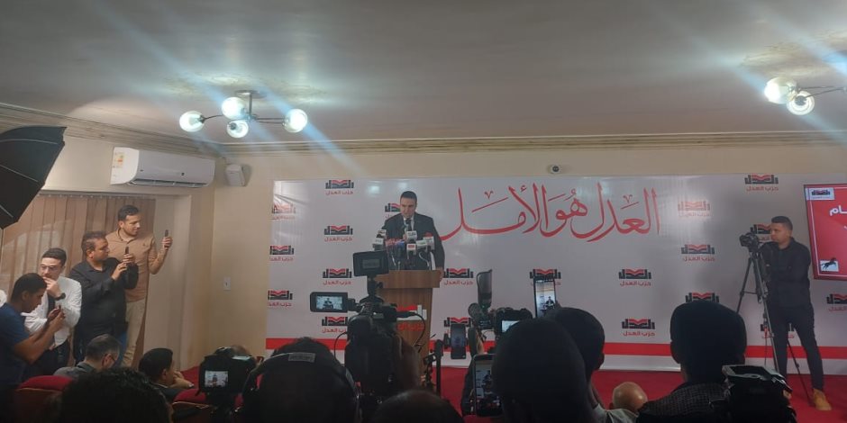 معتز الشناوي: ملتزمون في «العدل» بحملة انتخابية نزيهة لبناء دولة عادلة وحديثة