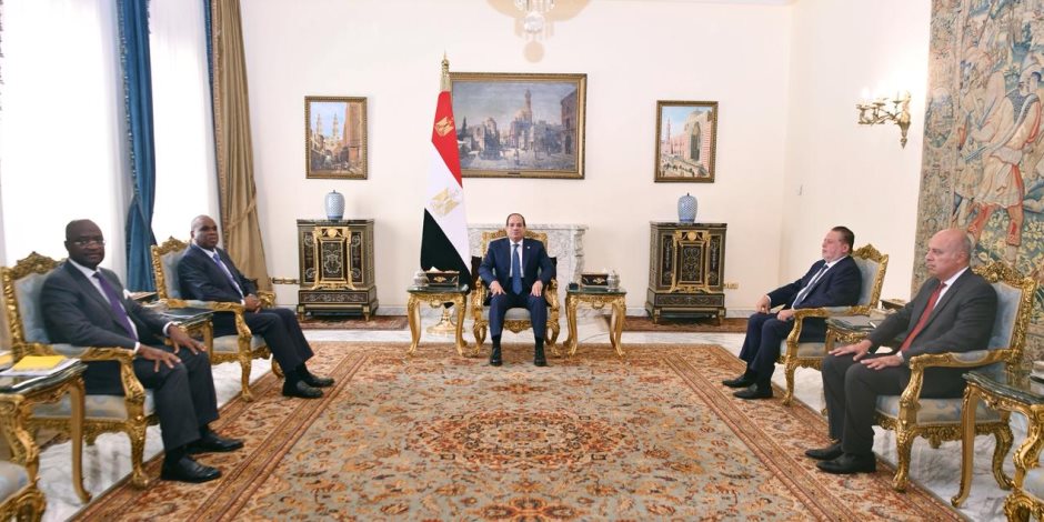 الرئيس السيسى يستقبل رئيسى بنك التصدير والاستيراد الأفريقى الحالى والمرتقب