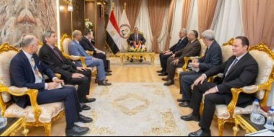 وزير الدولة للإنتاج الحربى يستقبل السفير الأرمينى لبحث أوجه التعاون المشترك