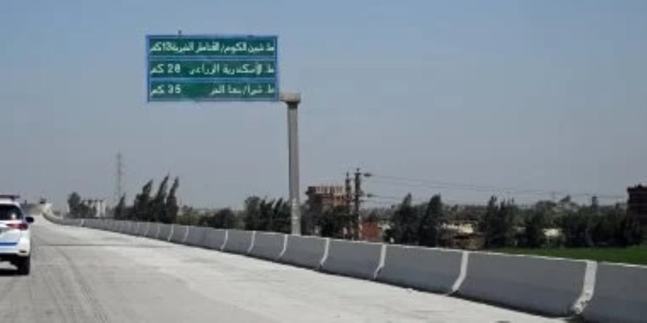 رئيس الوزراء يفتتح المحور المرورى الجديد لمدخل شبين الكوم