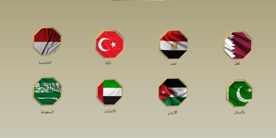 البيان المشترك لوزراء خارجية مصر والأردن والإمارات العربية المتحدة وإندونيسيا وباكستان وتركيا والسعودية وقطر