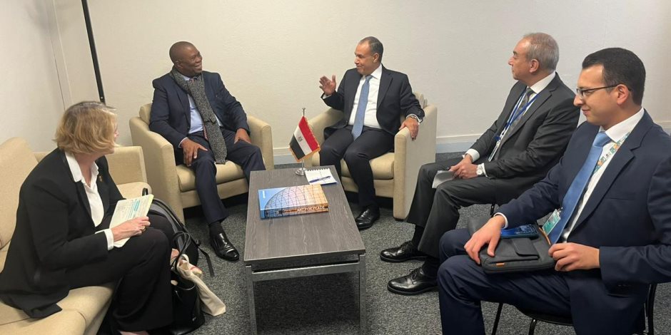 وزير الخارجية يلتقي المندوب الدائم لجنوب أفريقيا لدى اليونسكو والرئيس الحالي للمجموعة الأفريقية