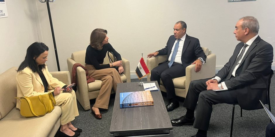 وزير الخارجية يلتقى المندوبة الدائمة للبرازيل لليونسكو والرئيس الحالي لمجموعة جرولاك للدول اللاتينية والكاريبية